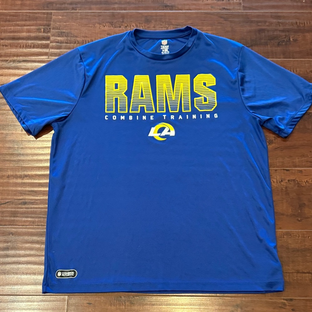 Rams Blue Training T-Shirt, Men’s Size XL